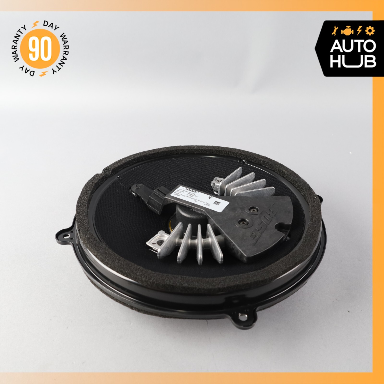 03-19 Maserati Quattroporte Rear Bose Subwoofer Sub Woofer Sound Speaker OEM 68k