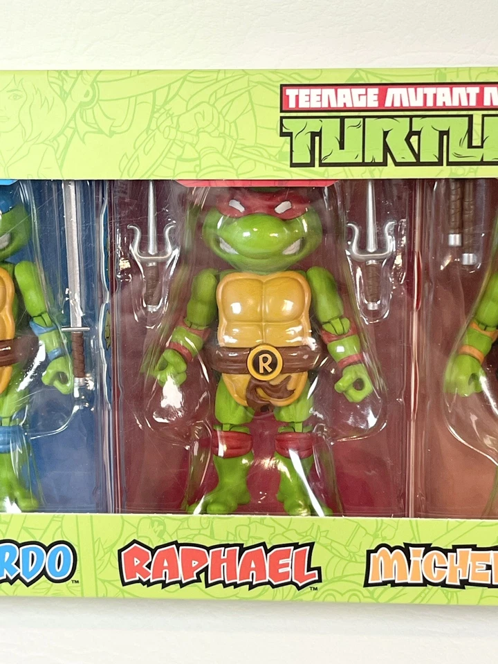 Mini figuras de acción de metal Herocross Teenage Mutant Turtles 2016 4 en 1 nuevas en caja Foto 3 de 4
