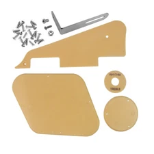 Cream LP Guitar Pickguard Cavity Switch Covers Bracket Pickup Selector Plate Set
