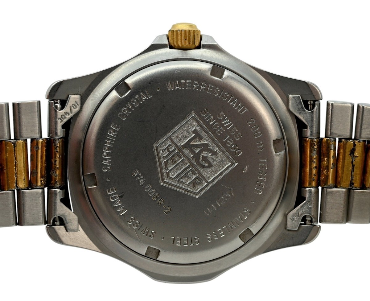 Tag Heuer 38mm Men's Professional 2000 Series Two-Tone Swiss