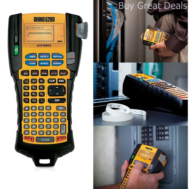 DYMO RhinoPRO 5200 LABEL PRINTER, Industrial Thermal LABEL MAKER