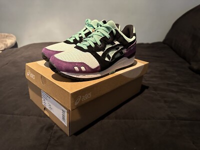 gel lyte iii og Low  White Purple Mint