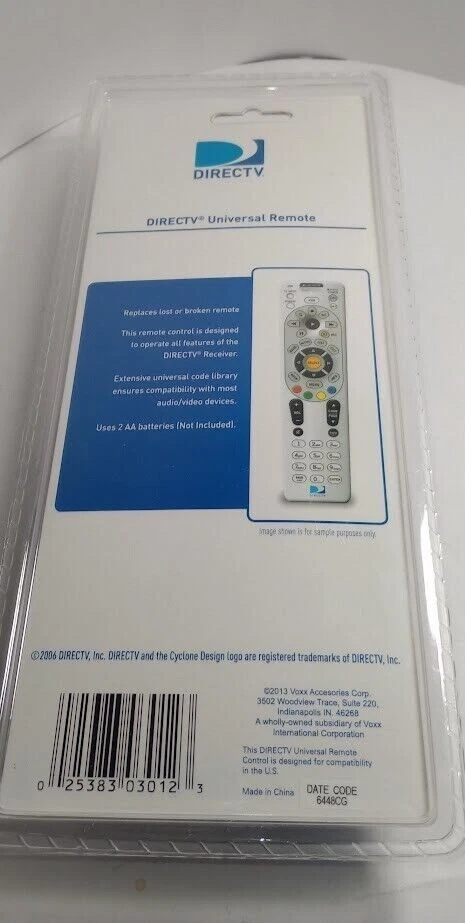 DIRECT TV large RC66 UNIVERSAL REMOTE CONTROL BRAND NEW SEALED - Image 2 of 2