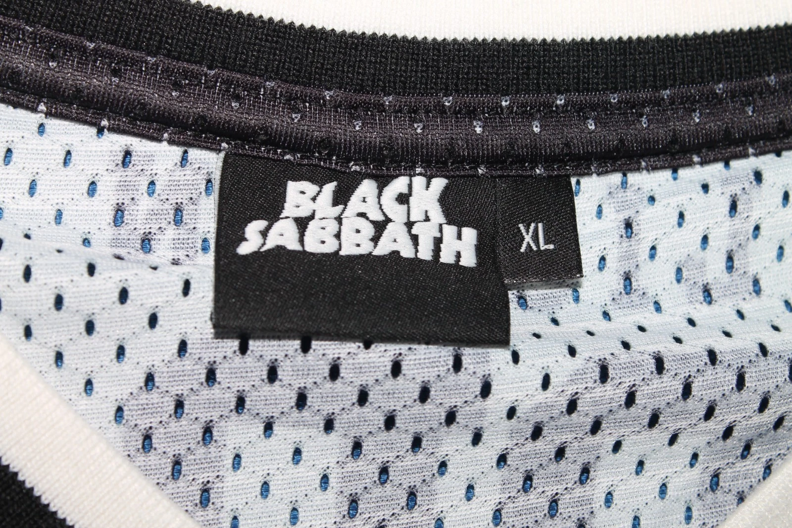 Black Sabbath Satan Heavy Metal Band Men's Mesh Hockey Jersey