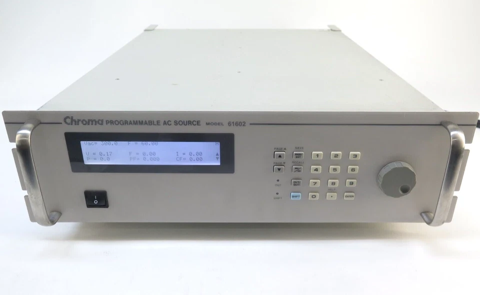 Chroma 61602 - Programmable AC Source 1KVA, 0-150V/0-300V/Auto - Image 3 of 4