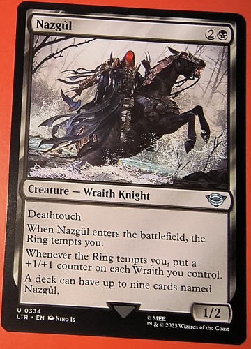 MTG Nazgul The Lord of the Rings: Tales of Middle-earth 0334 Regular Uncommon