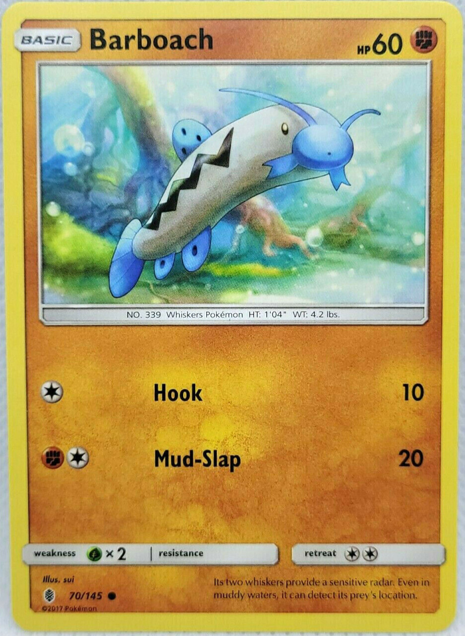 Pokemon Barboach 70/145 Guardians Rising (2017)