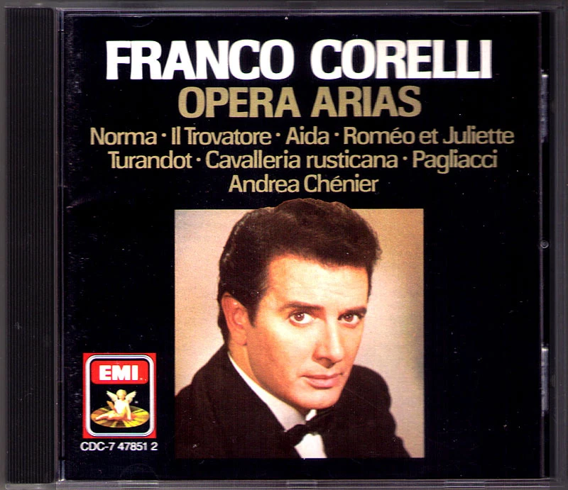 Franco CORELLI: OPERA ARIAS Trovatore Aida Turandot Pagliacci Andrea Chenier CD - Bild 1 von 1