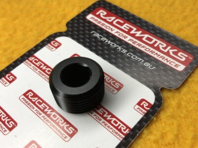 Raceworks RWF 920 08 12BK 12AN male ORB to 8AN JIC male flare Black
