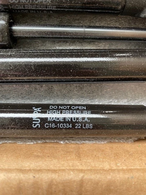 C16-10334 9,8" 22lbs 100N SUSPA Amortecedores Apoios de Suspensão Camper Janela Traseira Caixa de Ferramentas NOVA - Imagem 2 de 2