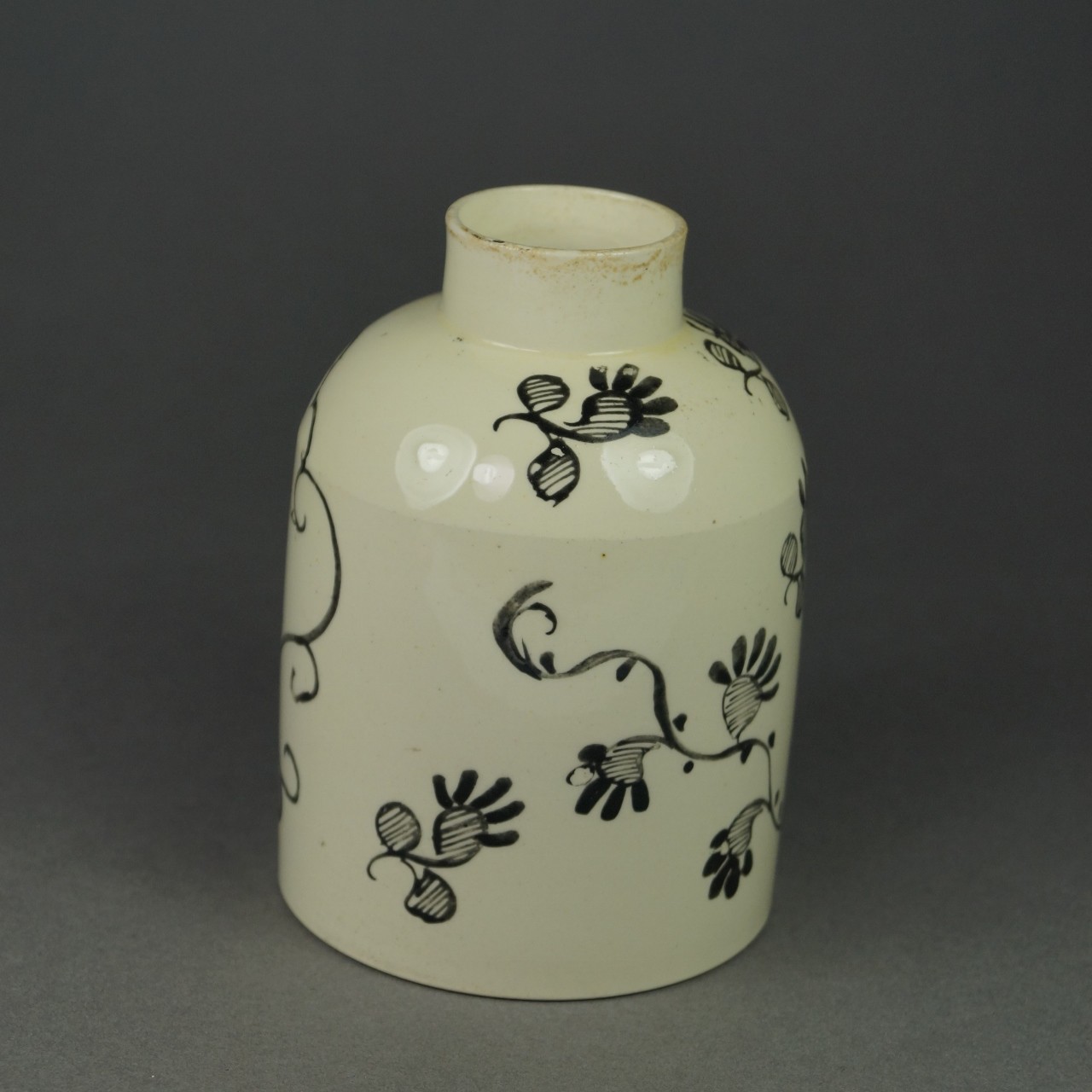 Antique 18th Century English Leeds Creamware Tea Caddy Canister Provenance 1770s eBay