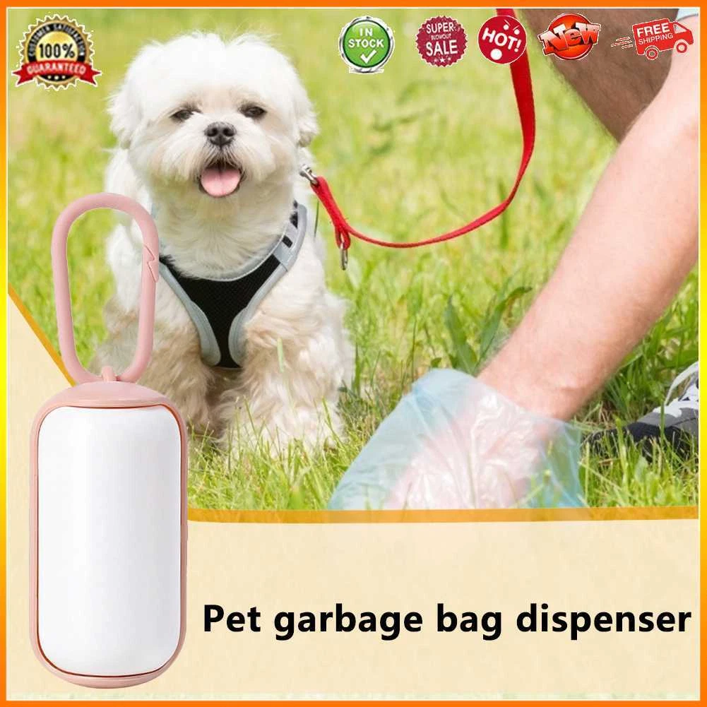 Portable Dog Poop Biodegradable Bag Dispenser Pouch Pet Puppy Cat Pick Up  Poop Bag Holder Pets Supplies Garbage Bags