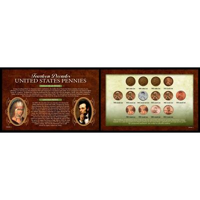 NEW American Coin Treasures 14 Decades of US Pennies 13828