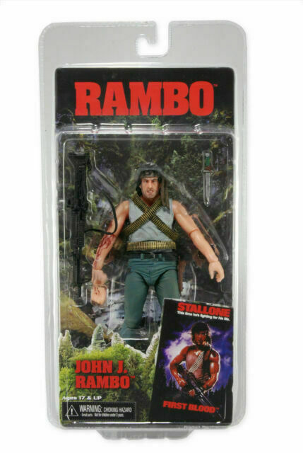 NECA First Blood Series John J Rambo Action Figure
