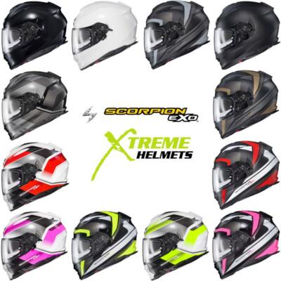 Scorpion EXO Ryzer Motorcycle Helmet Full Face Inner Shield Pinlock DOT XS-3XL