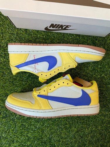 Jordan 1 Retro Low OG SP Travis Scott Canary - 40.5 EU - Foto 2 di 6