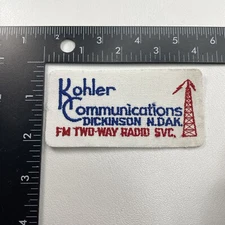 Borderless lKOHLER COMMUNICATIONS DICKINSON ND FM TWO-WAY RADIO SVC Ad Patch 03I