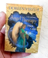 Angel Therapy Oracle Deck 44 Cards by Doreen Virtue with PDF Digital Guidebook