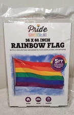 Pride Love Looks Good on You ~ 36" X 60" RAINBOW FLAG  Home, Pride, Event Flag 