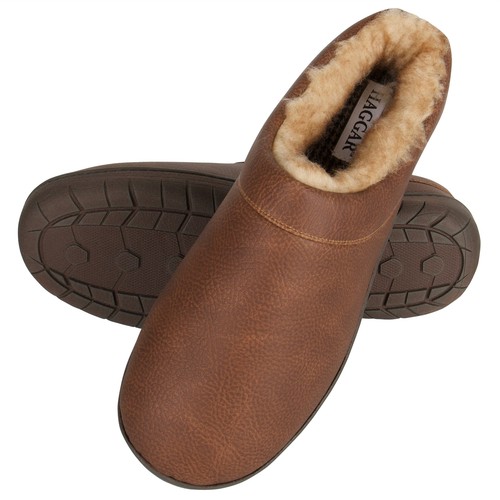 Haggar Mens Clog Slipper House Shoe 