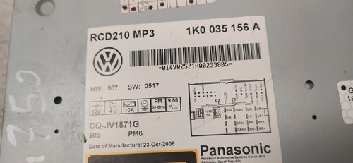 1K0035156A Sistema Audio VOLKSWAGEN TOURAN (1T2) 1.6 2006 209872 - Imagen 2 de 6
