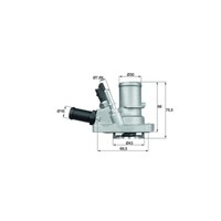 Thermostat, KüHlmittel Mahle TI 144 88 Behr FüR Alfa Romeo Chrysler Fiat Lancia