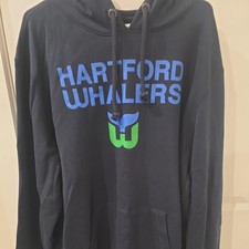 Hartford Whalers Hoodies Nwt XXL Blue Brand 4...