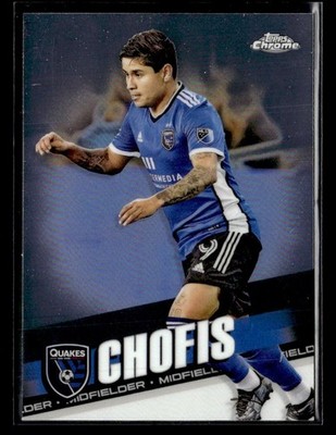 2022 Topps Chrome MLS #188 Chofis Card San Jose Earthquakes