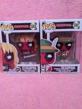 Funko Pop! Marvel: Deadpool Lederhosen & Heavy Metal Figures New In Box