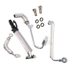 1 Set Turbo Charger Coolant Return Hose Line For Buick Encore 1.4l L4 55567067 1 Set Turbo Charger Coolant Return Hose Line For Buick Encore 1.4l L4 55567067