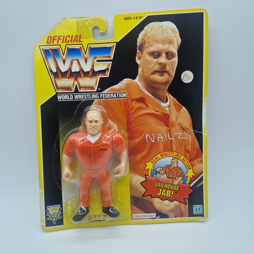 WWF Hasbro Nailz MOC Wrestling Figure WWE...