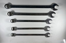 Mac Tools Combination Wrench Set Of 5 1 14 1 18 1516 78 34 Mac Tools Combination Wrench Set Of 5 1 14 1 18 1516 78 34