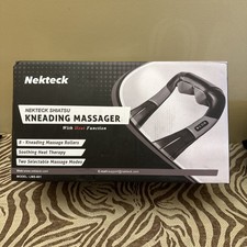 Nekteck Shiatsu Kneading Massager With Heat Function Neck - Home Or Car
