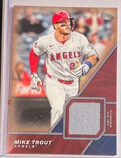 Mike Trout 2026 Topps Major League Material Relic #45/50 🔥 Angels Jersey SP
