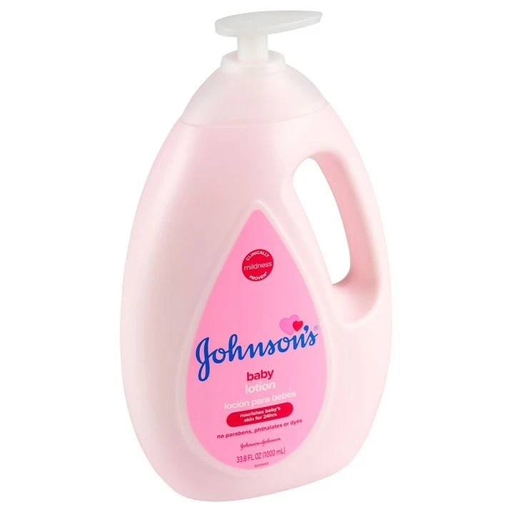 Johnson's Moisturizing Pink Baby Lotion with Coconut Oil, 33.8 fl. oz.