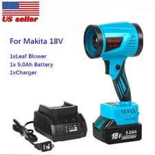 Cordless Leaf Handheld Blower For Makita 18V Battery W/5.0Ah Battery and Charger