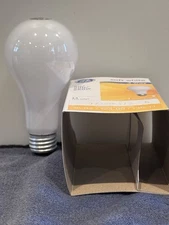 Old Style - GE - Soft White - 3 Way Bulb - 50 200 250 Watts - A21