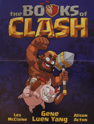2023 THE BOOKS OF CLASH Promo Poster Spain 13'' x 10'' Gene Luen Yang