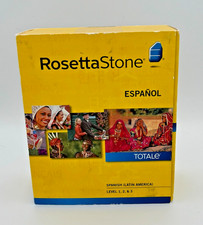 Rosetta Stone Spanish Latin America Levels 1-3 V4 TOTALe NEW Sealed PC Mac