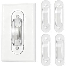 Clear Wall Switch Plate Covers 4 Pack Child Safety Security