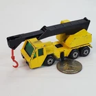 Vintage 1976 Lesney Matchbox Superfast #49 CRANE TRUCK Yellow & Black