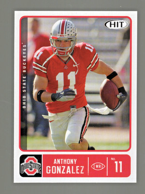 Anthony Gonzalez 2007 SAGE HIT #11 Ohio State Buckeyes Star