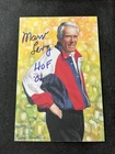 Buffalo Bills Marv Levy signed Goal Line Art Card GLAC with HOF '01 inscription