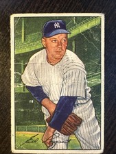 1952 BOWMAN #17 ED LOPAT NEW YORK YANKEES POOR *Hot Corner Vintage*