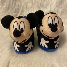 Disney Junior Mickey Mouse Slippers Toddler Boy's Size 9-10 Slip On Shoes