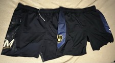 Milwaukee Brewers Nike Men’s Shorts, Size XXL (Lot Of 2 New Shorts)