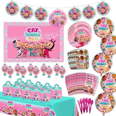 Cry Babies Birthday Party Kit   Party Pack for 10 with Decorations & Tableware