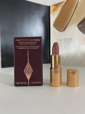 Charlotte Tilbury Matte Revolution Lipstick, Pillow Talk, Travel Size, 0.03 OZ