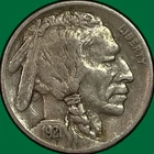1921 Buffalo Nickel Extremely Fine XF Coin #39238