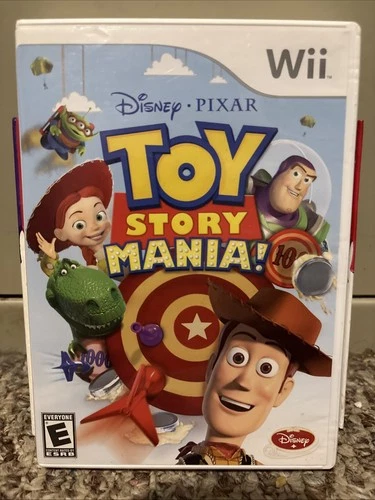 Toy Story Mania (Nintendo Wii, 2009) Complete. Tested.